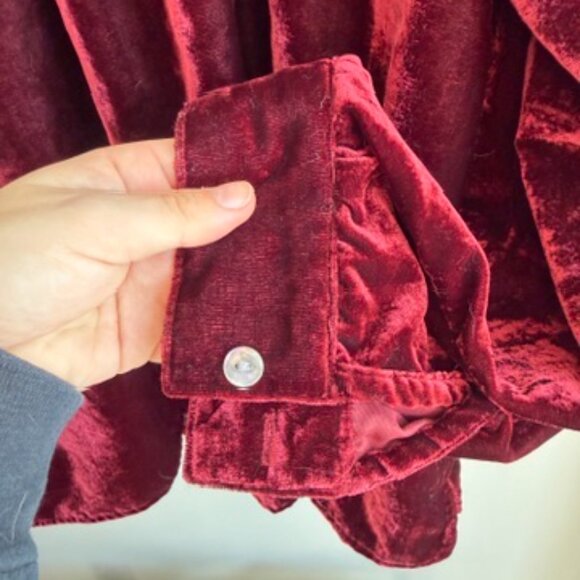 Vintage Gorgeous Velvet Button-Up - Picture 7 of 8